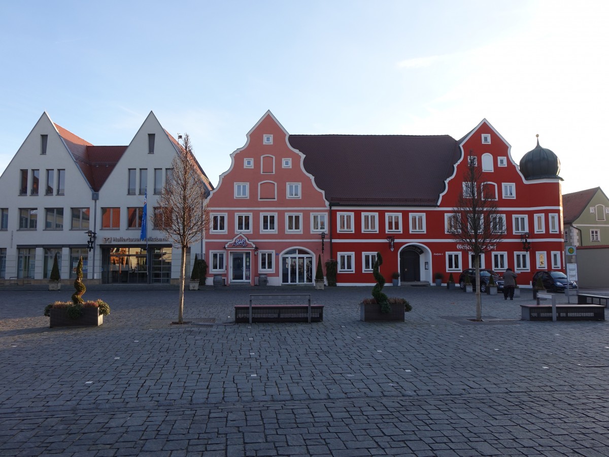 Marktplatz von Geisenfeld (25.12.2015)