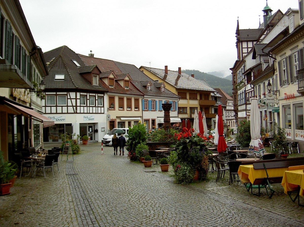 Marktplatz von Gernsbach (31.08.2014)