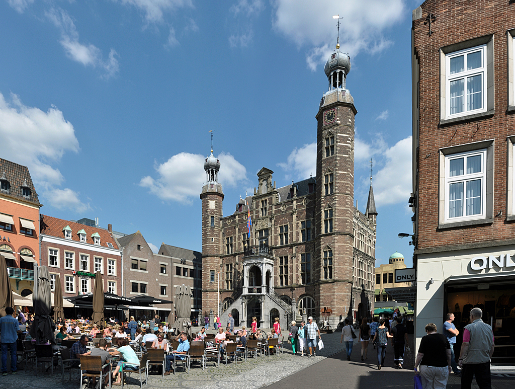 Marktplatz mit Rauthaus in Venlo - 27.08.2013