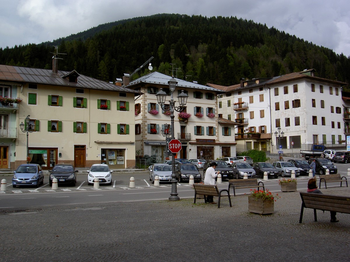 Marktplatz von Santo Stefano di Cadore (20.09.2014)