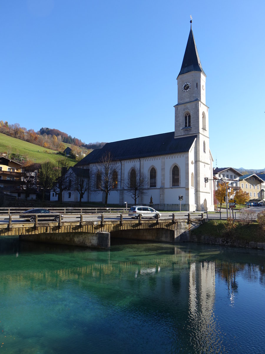 Marktschellenberg, kath. Pfarrkirche St. Nikolaus, von 1870 bis 1871 (10.11.2018)