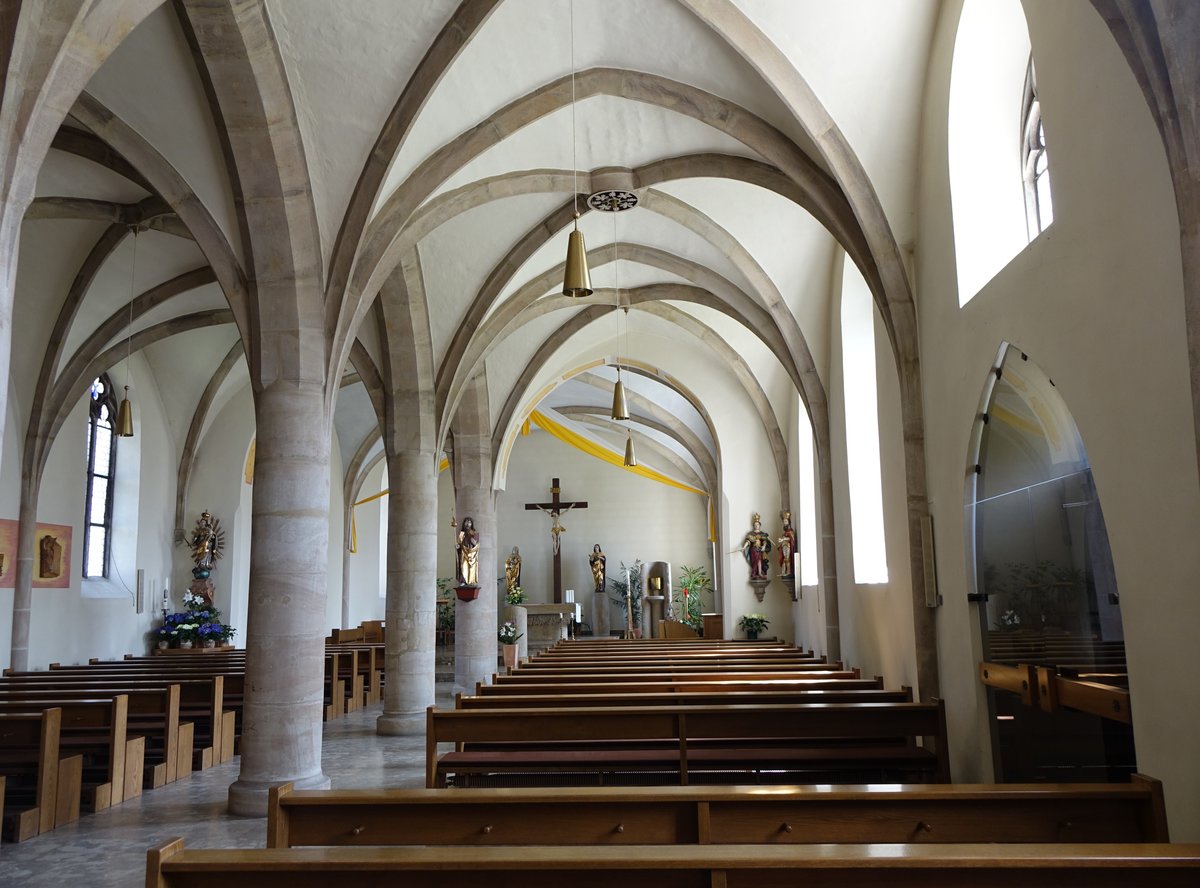 Marktschorgast, Innenraum der St. Jakobus Kirche (21.05.2016)