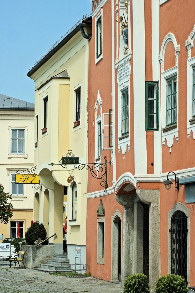 Marktstrae in Mauthausen ... aufgenommen am 25.4.2014