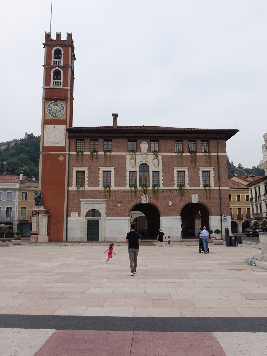 Marostica, altes Rathaus an der Piazza degli Scacchi (17.09.2019)