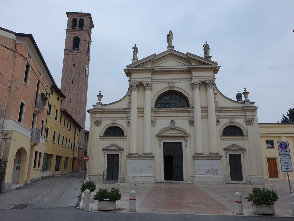 Marostica, Pfarrkirche Santa Maria Assunta, erbaut bis 1701 (17.09.2019)