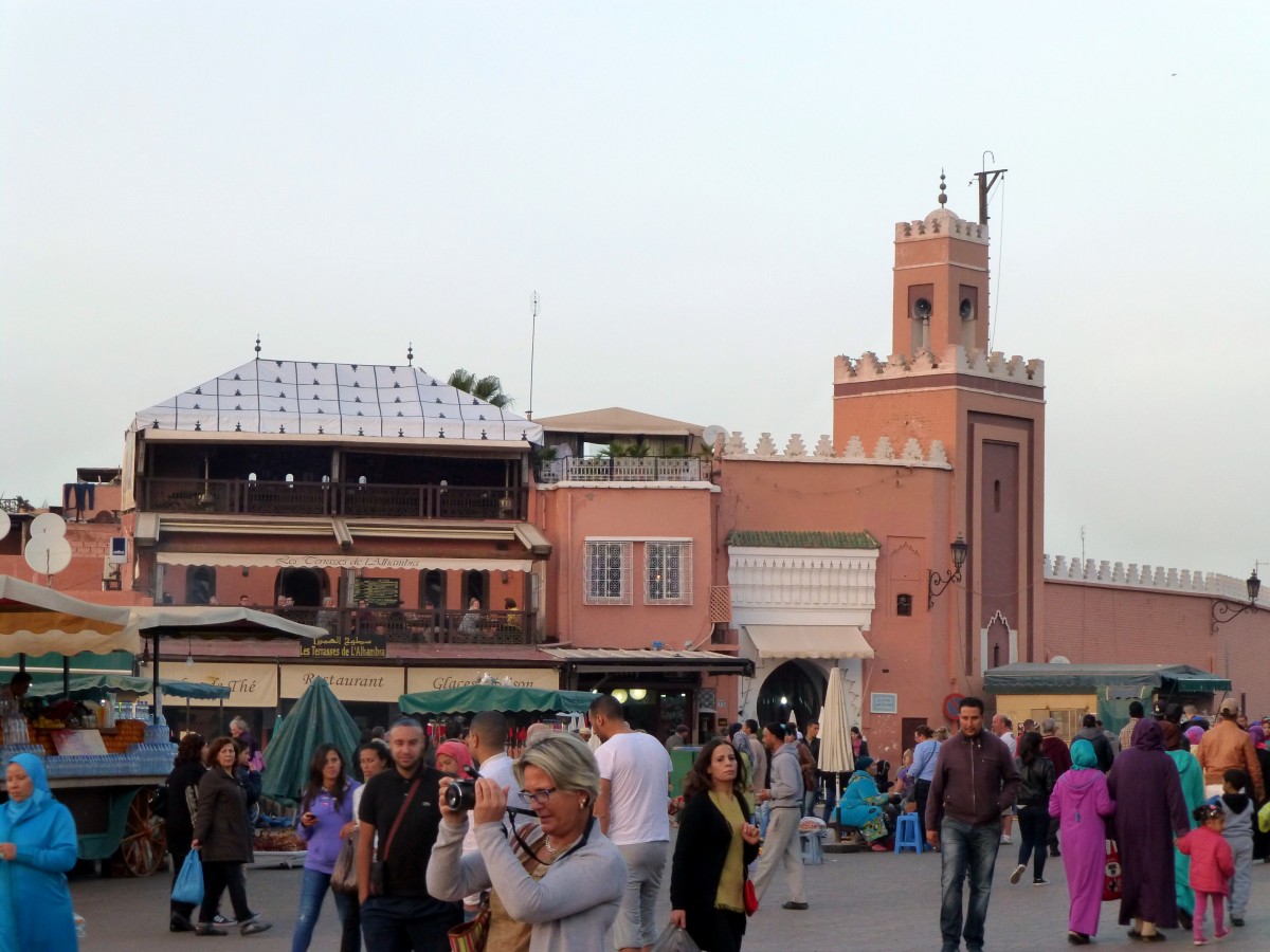 Marrakesch, der Jemaa el Fnaa Platz. 24.12.2014