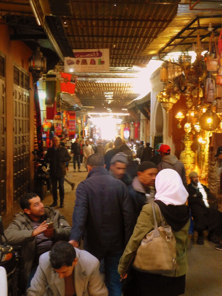 Marrakesch, in der Medina und den Souks. 24.12.2014