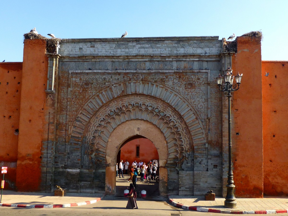 Marrakesch, Tor in der Festungsmauer. 28.12.2014