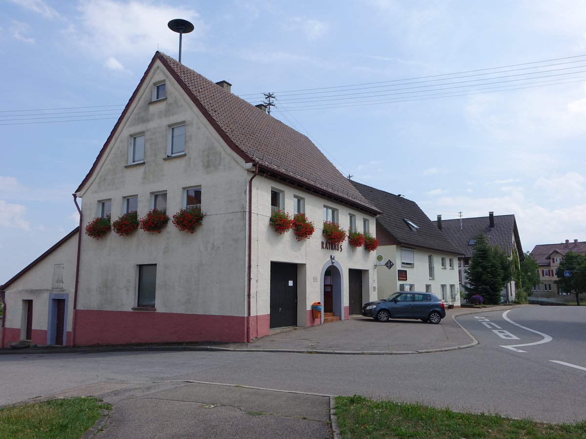 Marschalkenzimmern, Rathaus an der Hauptstrae (19.08.2018)