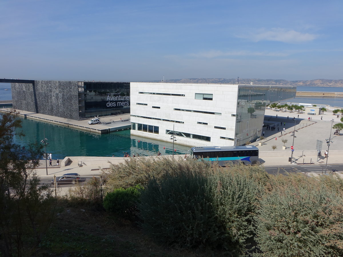 Marseille, Musee des Civilisation de la Europa an der Promenade Robert Laffront (28.09.2017)