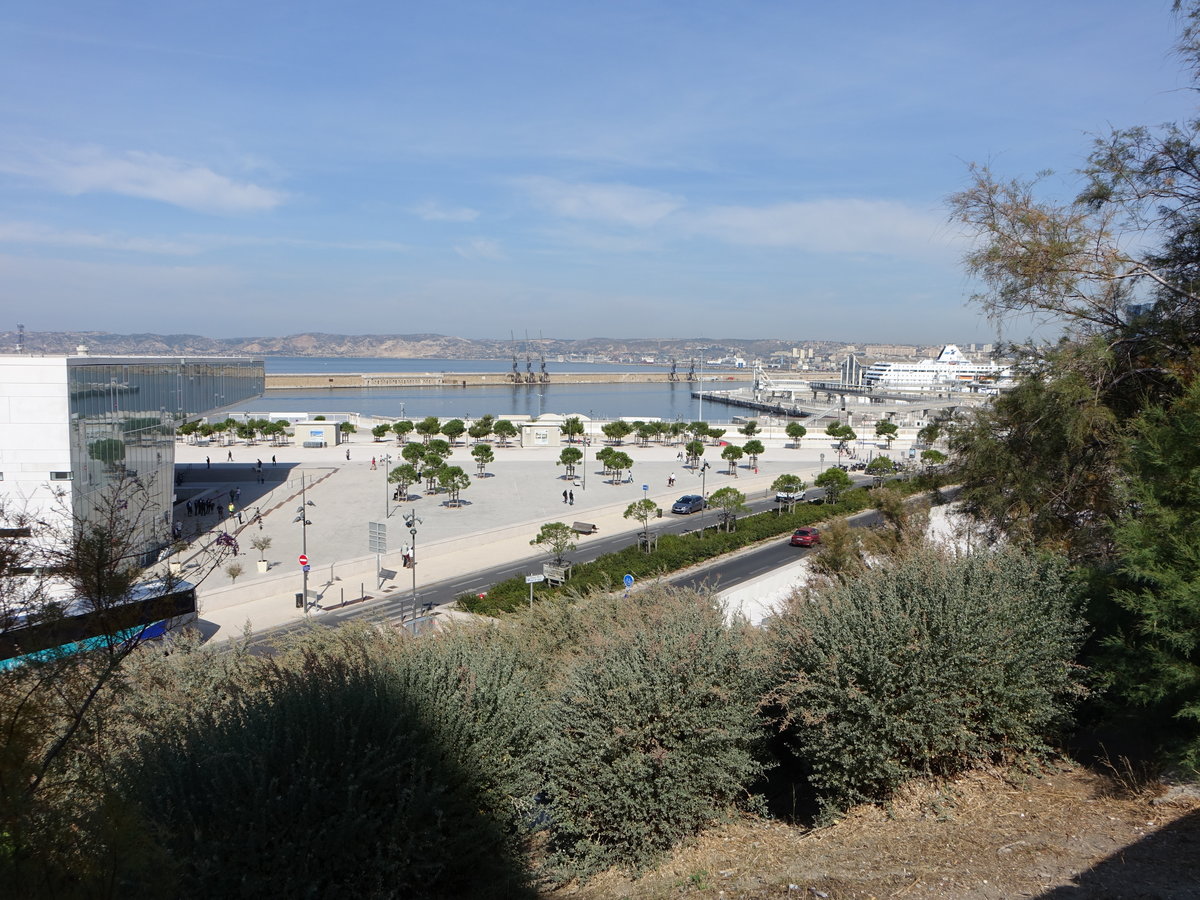 Marseille, Promenade Robert Laffont und Gare Maritime de la Major (28.09.2017)