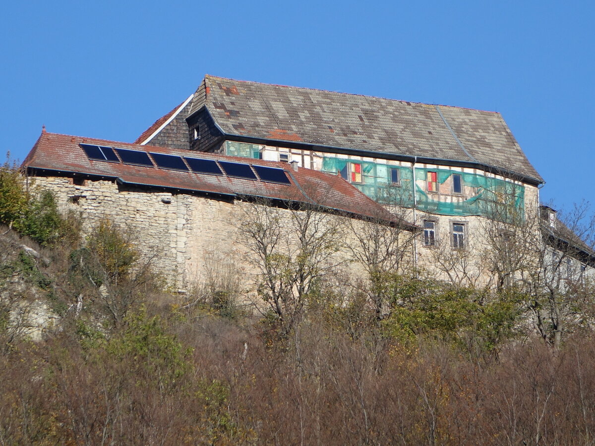 Martinfeld, Burg Gleichenstein, erbaut von 1241 bis 1246 (13.11.2022)