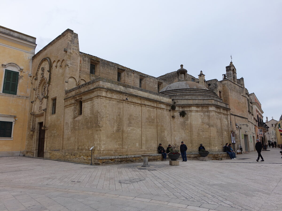 Matera, Pfarrkirche San Domenico an der Piazza Vittorio Veneto (01.03.2023)