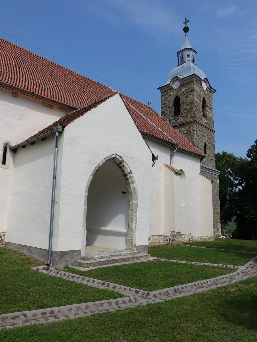 Matraszls, gotische St. Elisabeth Kirche, erbaut im 13. Jahrhundert (03.09.2018)