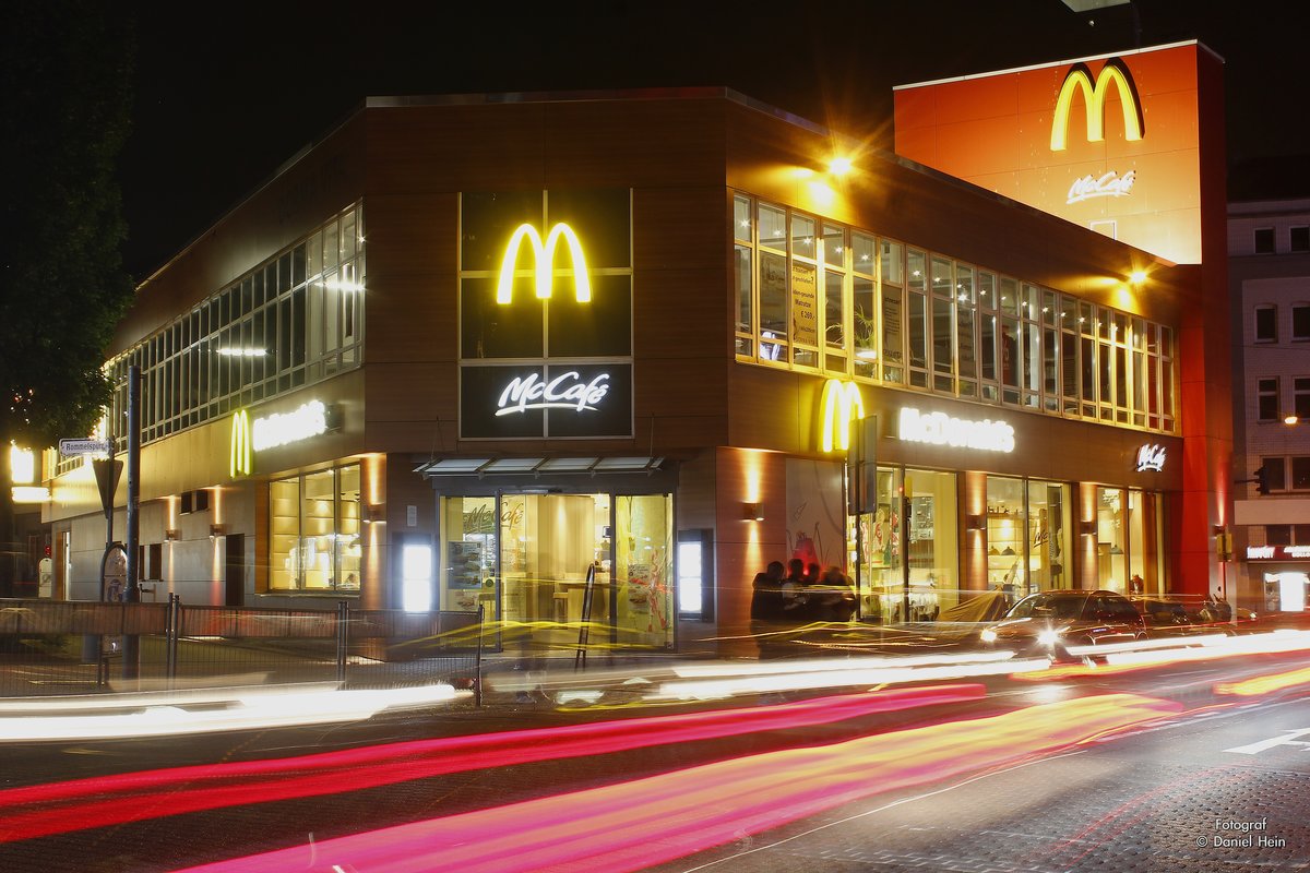 Mc Donalds in Wuppertal Elberfeld, Oktober 2016.