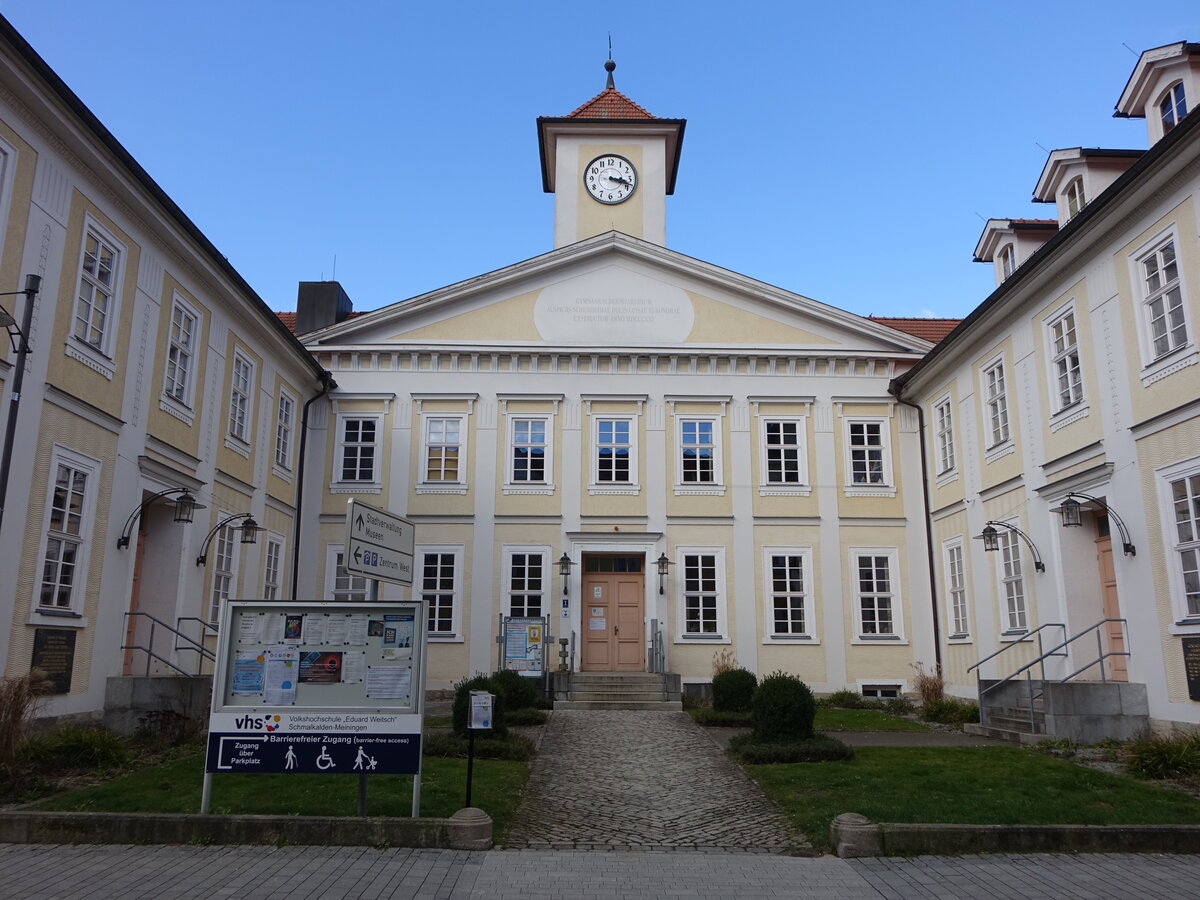 Meiningen, Christophine Kunstschule in der Klostergasse (26.02.2022)