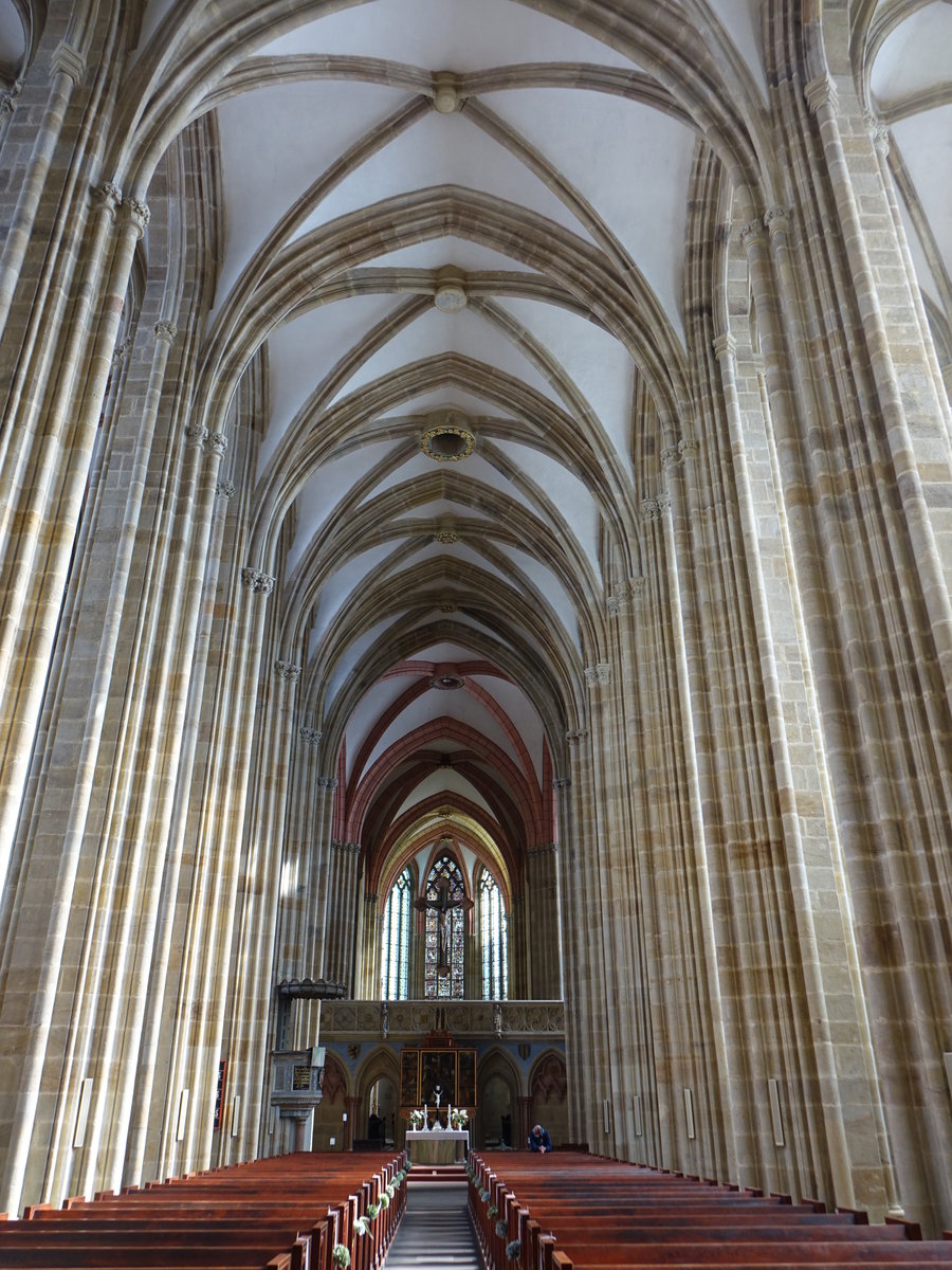 Meien, Mittelschiff des gotischen Dom St. Johannes (02.10.2020)