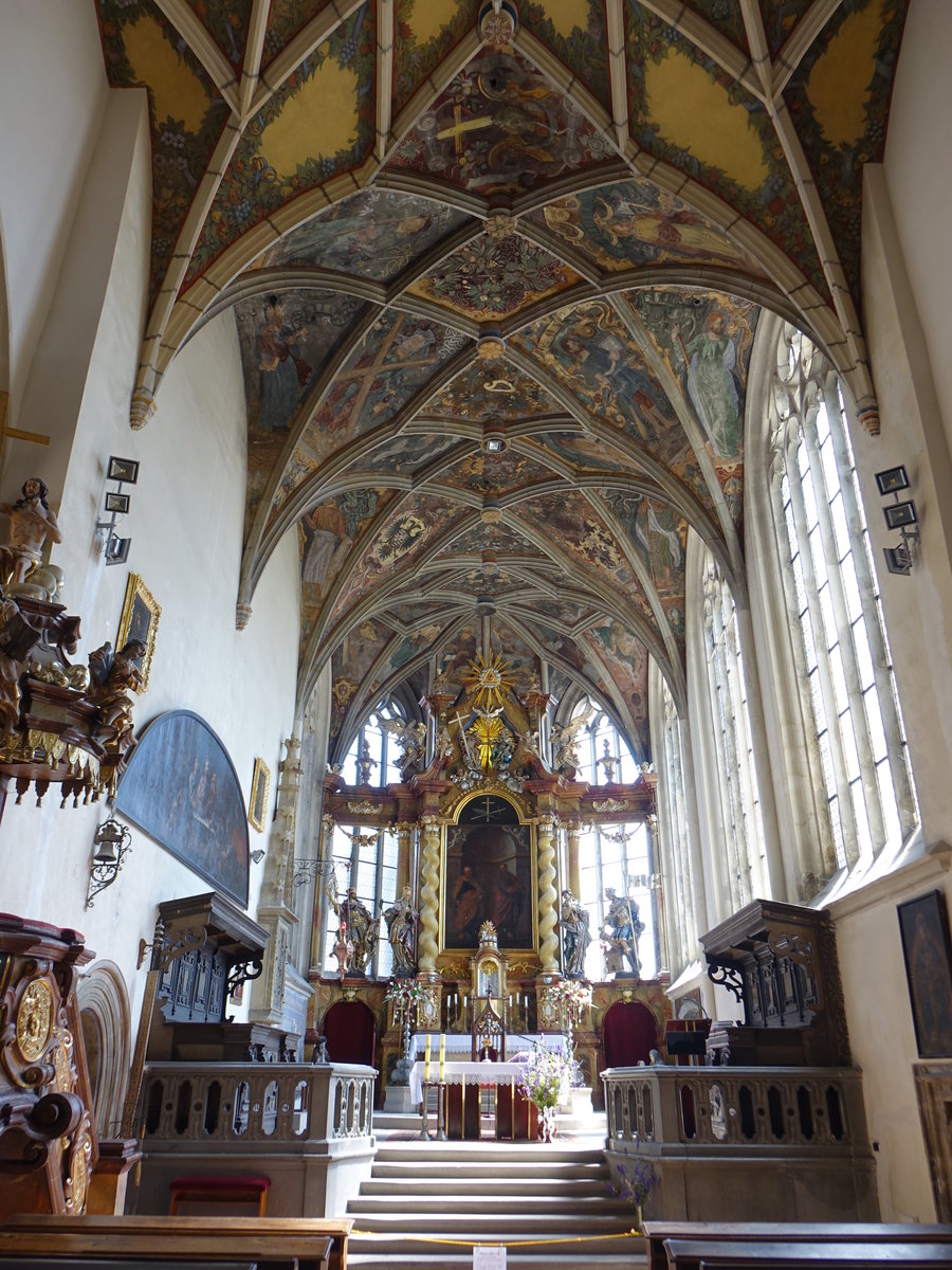 Melnik, Chor von 1516 in der St. Peter und Paul Kirche (28.06.2020)