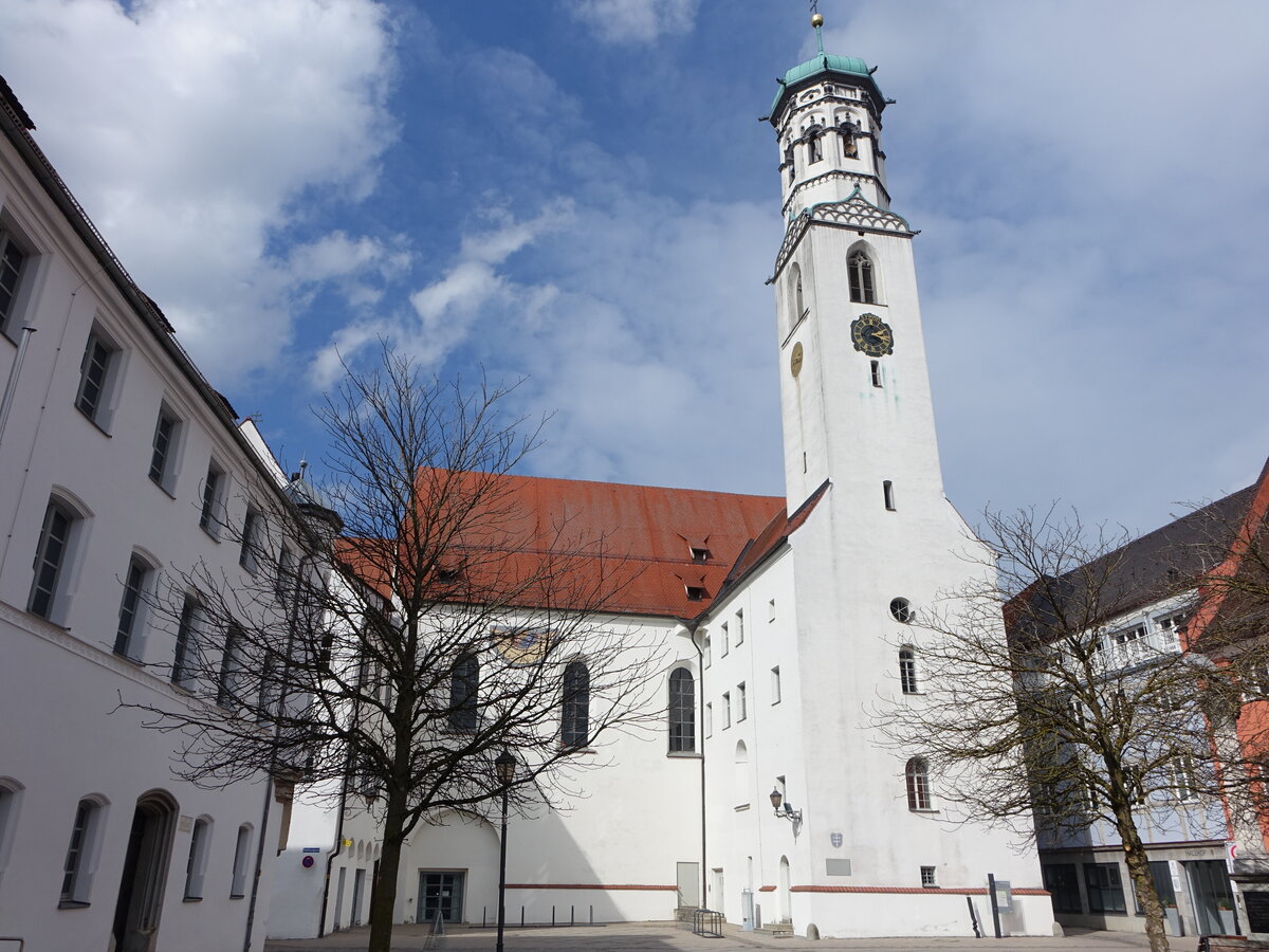 Memmingen, ehemalige Kreuzherrnkirche St. Peter und Paul am Hallhof (19.03.2023)