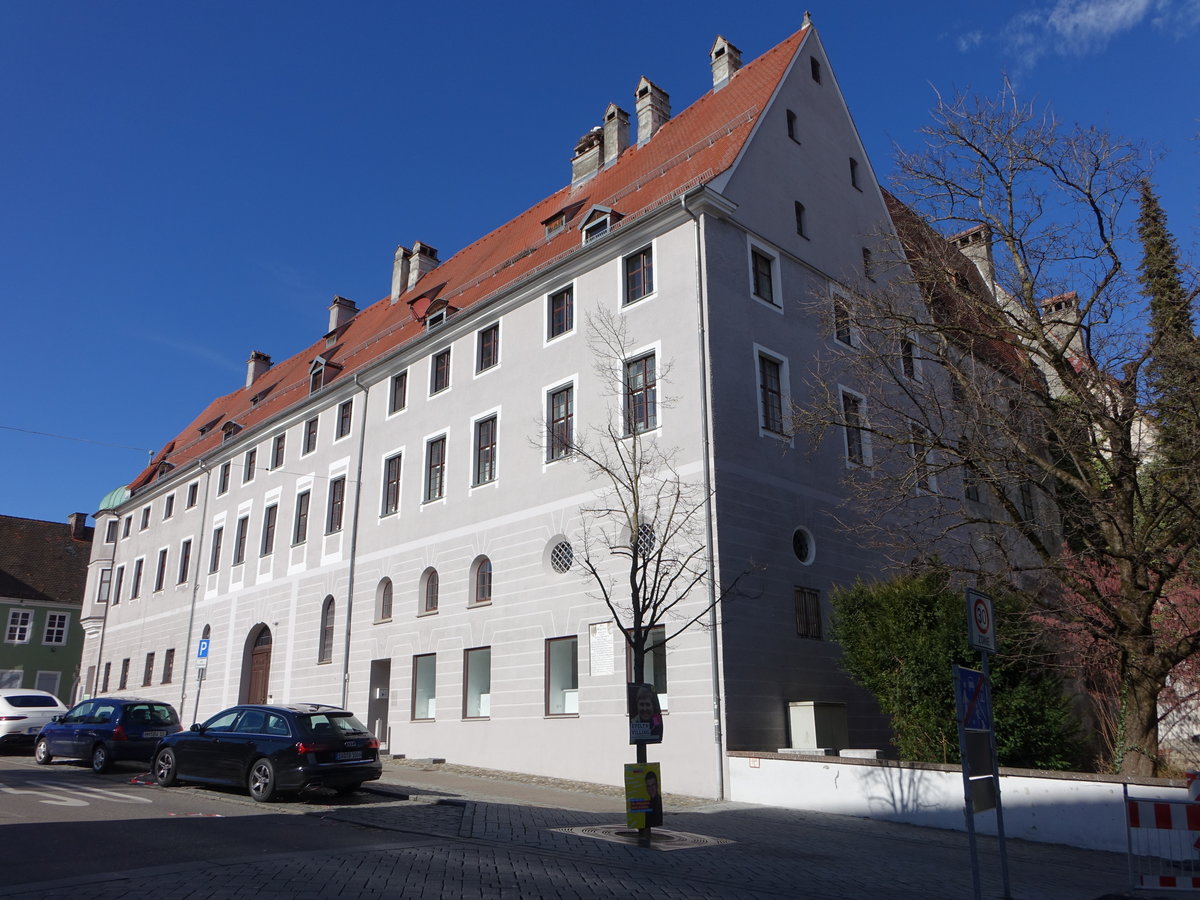 Memmingen, Fuggerbau am Schweizerberg, erbaut von 1581 bis 1591 (22.02.2020)