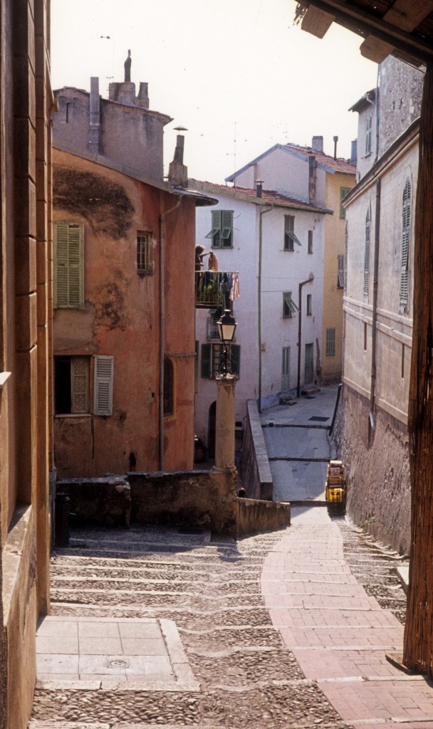 Menton im Juli 1976: Impressionen aus der Altstadt.