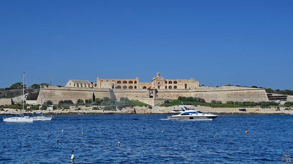 Mit dem Bau von Fort Manoel wurde unter der Herrschaft des Johanniterordens 1723 begonnen. (Malta, Oktober 2017)