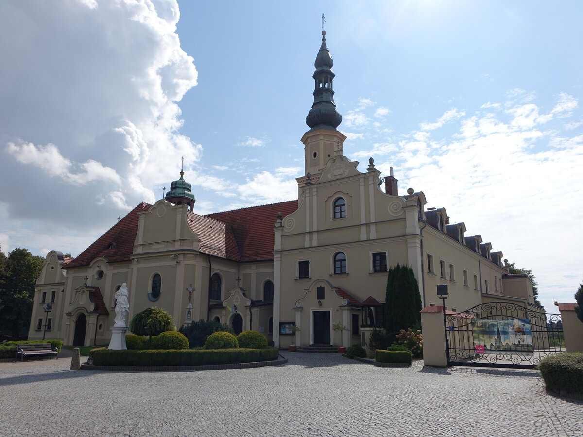 Mochow / Mochau, Pauliner Klosterkirche, erbaut im 18. Jahrhundert (12.09.2021)