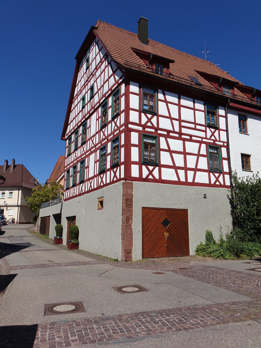 Mnsheim, Fachwerkhaus in der Schulstrae (01.07.2018)