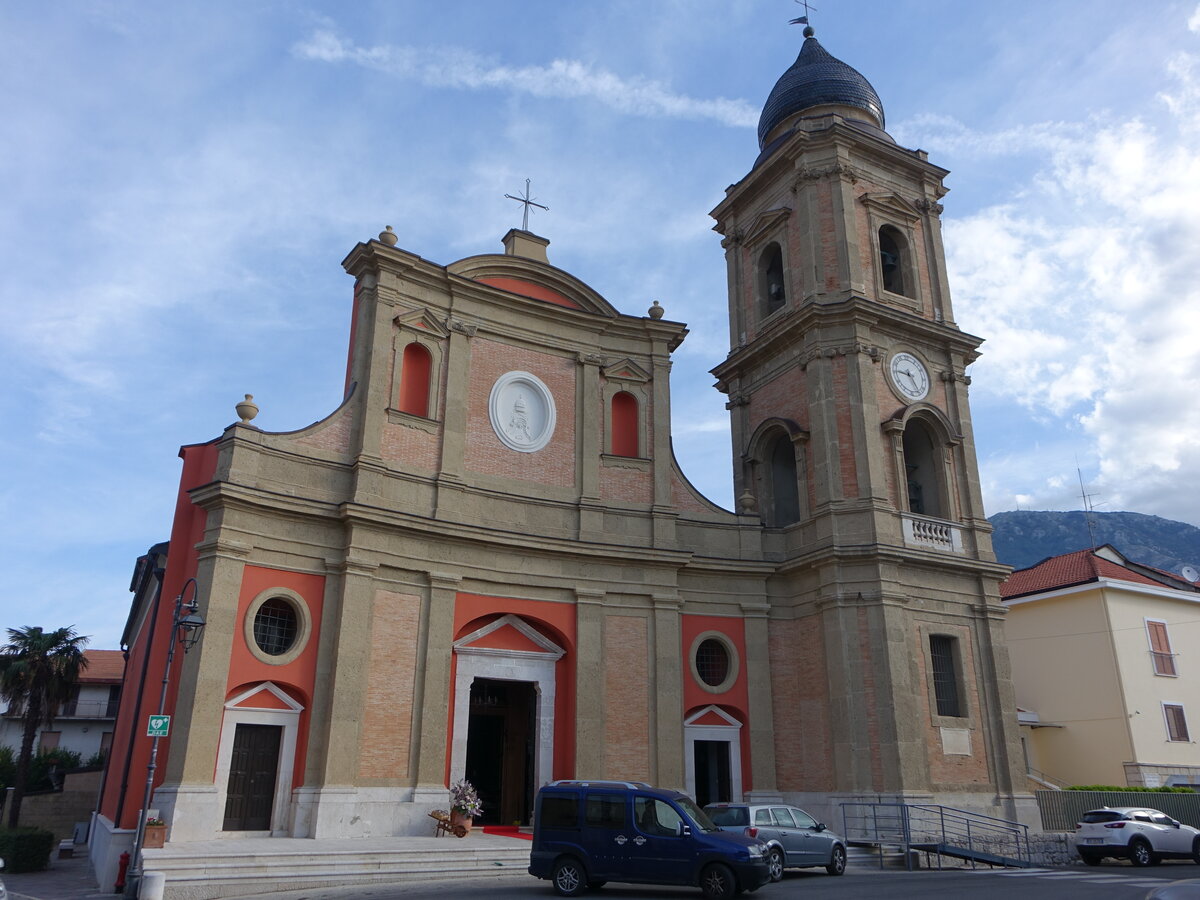 Moiano, Pfarrkirche San Pietro in der Via Nuova San Pietro (24.09.2022)