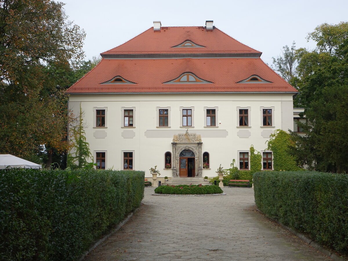 Mojecice / Mondschtz, Renaissanceschloss aus dem 17. Jahrhundert (15.09.2021)