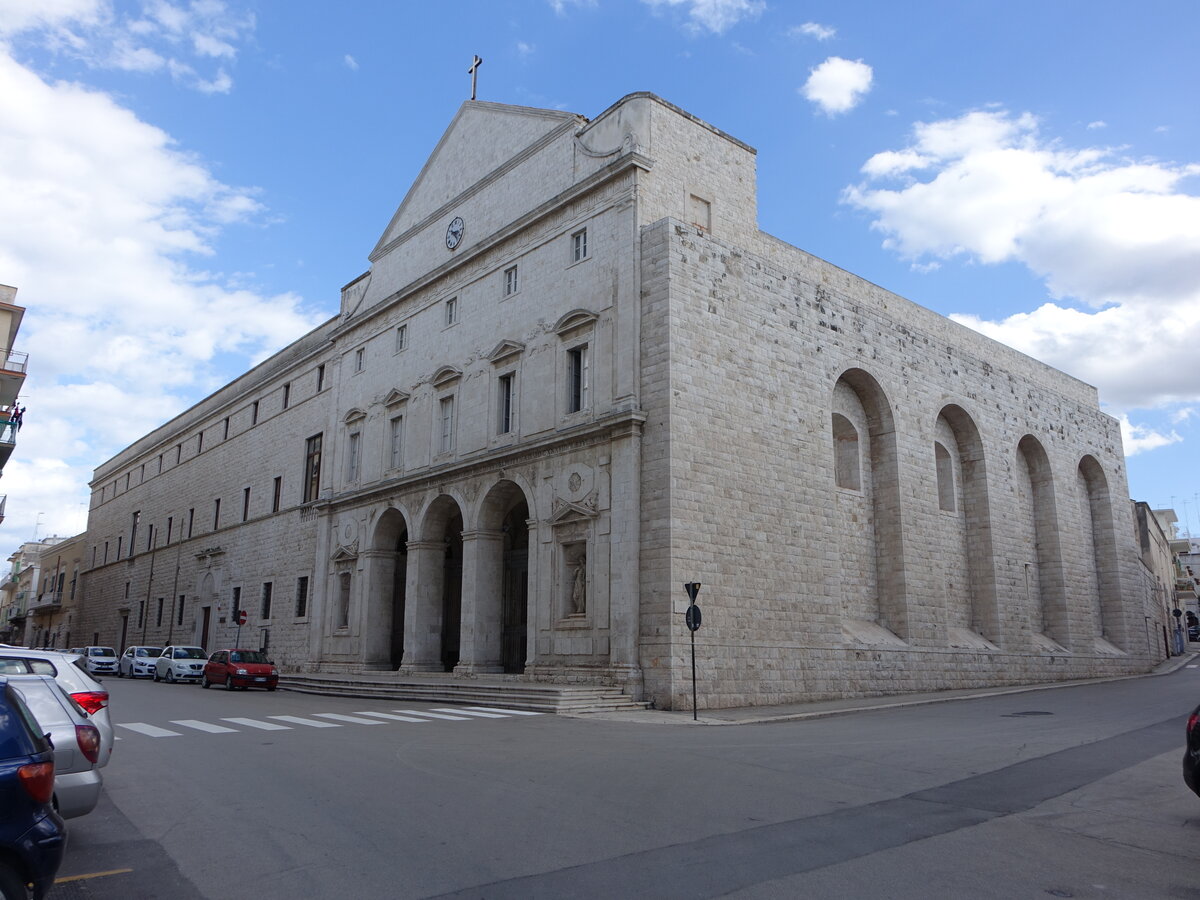 Molfetta, Klosterkirche San Domenico in der Via San Domenico, erbaut ab 1636 (27.09.2022)