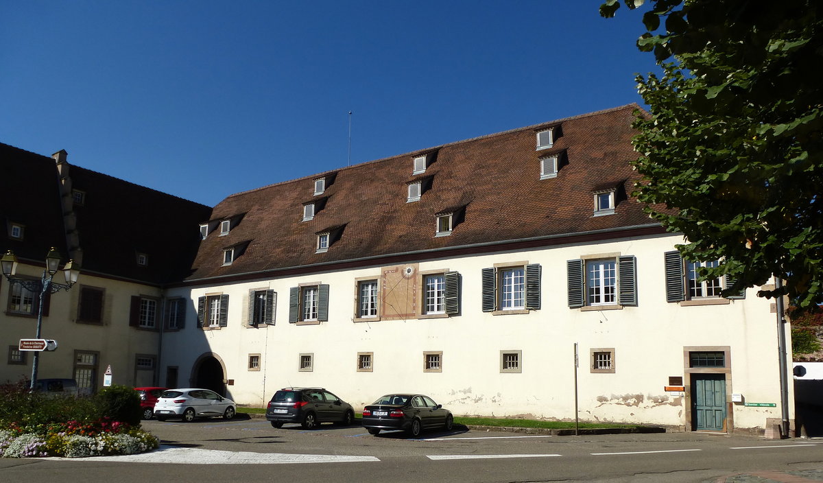Molsheim, das historische Gebude beherbergt das Spittal, Sept.2015
