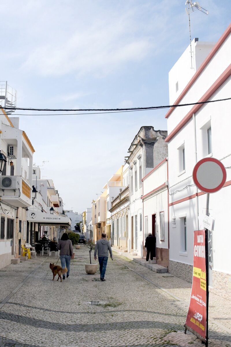 MONCARAPACHO e FUSETA, Gemeindeteil Fuseta (Concelho de Olho), 06.02.2020, Rua Tenente Barroso