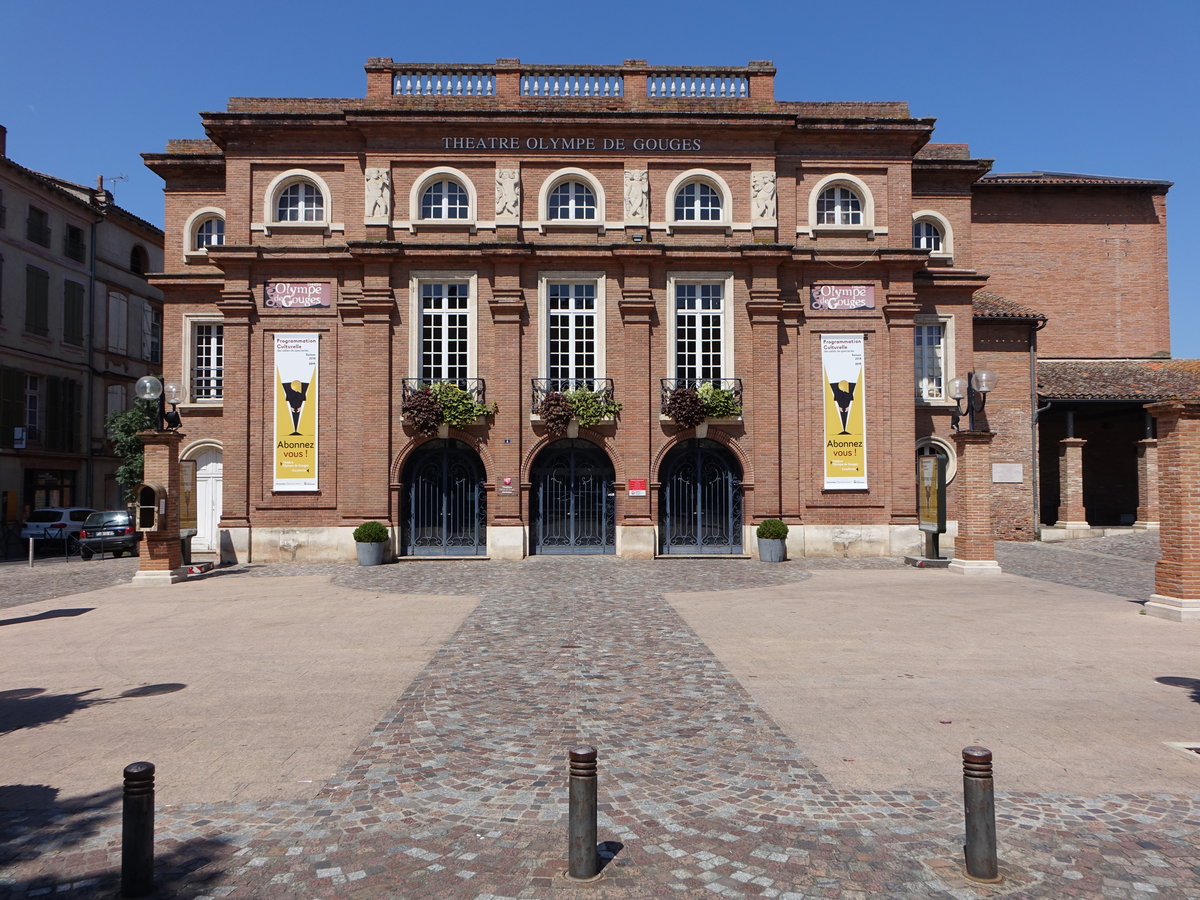 Montauban, Theater Olympe de Gouges in der Rue de la Comedie (29.07.2018)