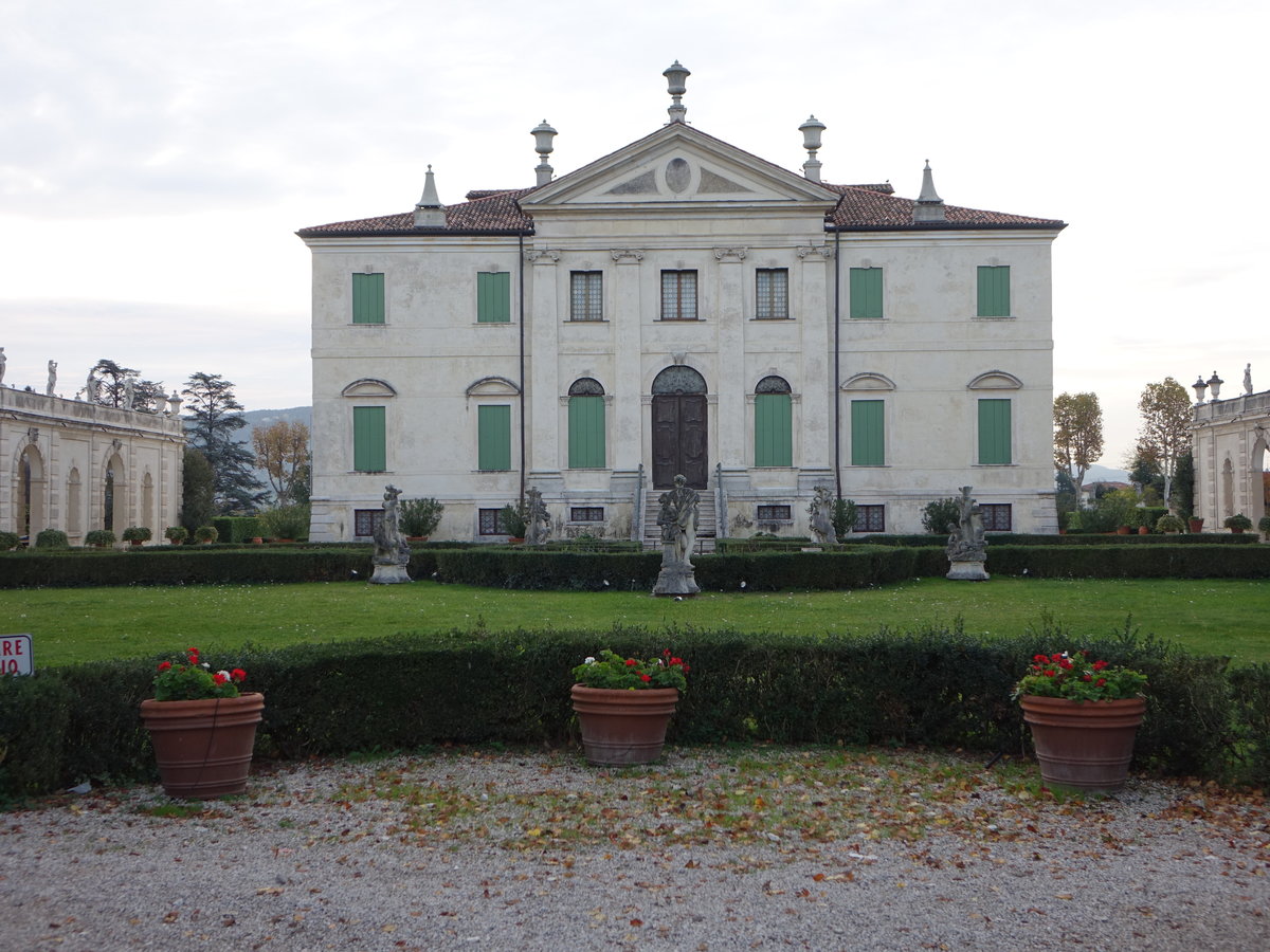 Montecchio Maggiore, Villa Cordellina-Lombardi, erbaut von 1735 bis 1760 durch Giorgio Massari (28.10.2017)