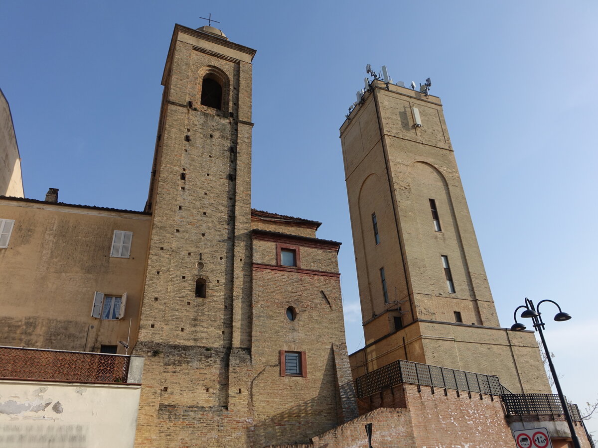 Montegranaro, Pfarrkirche San Filippo in der Via Voluntari (29.03.2022)