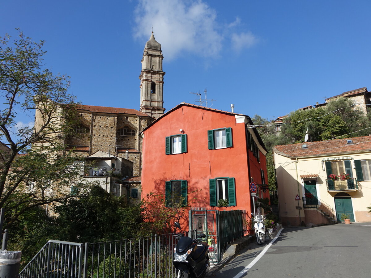 Montegrazie, Wallf. Kirche Nostra Signora delle Grazie, erbaut 1450 (03.10.2021)