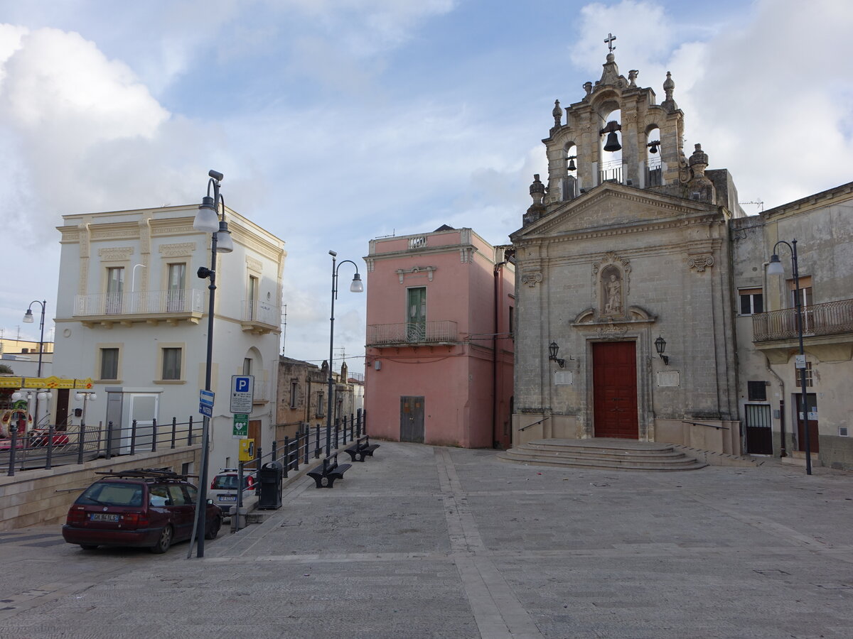 Montescaglioso, Pfarrkirche San Rocco an der Piazza Roma (01.03.2023)