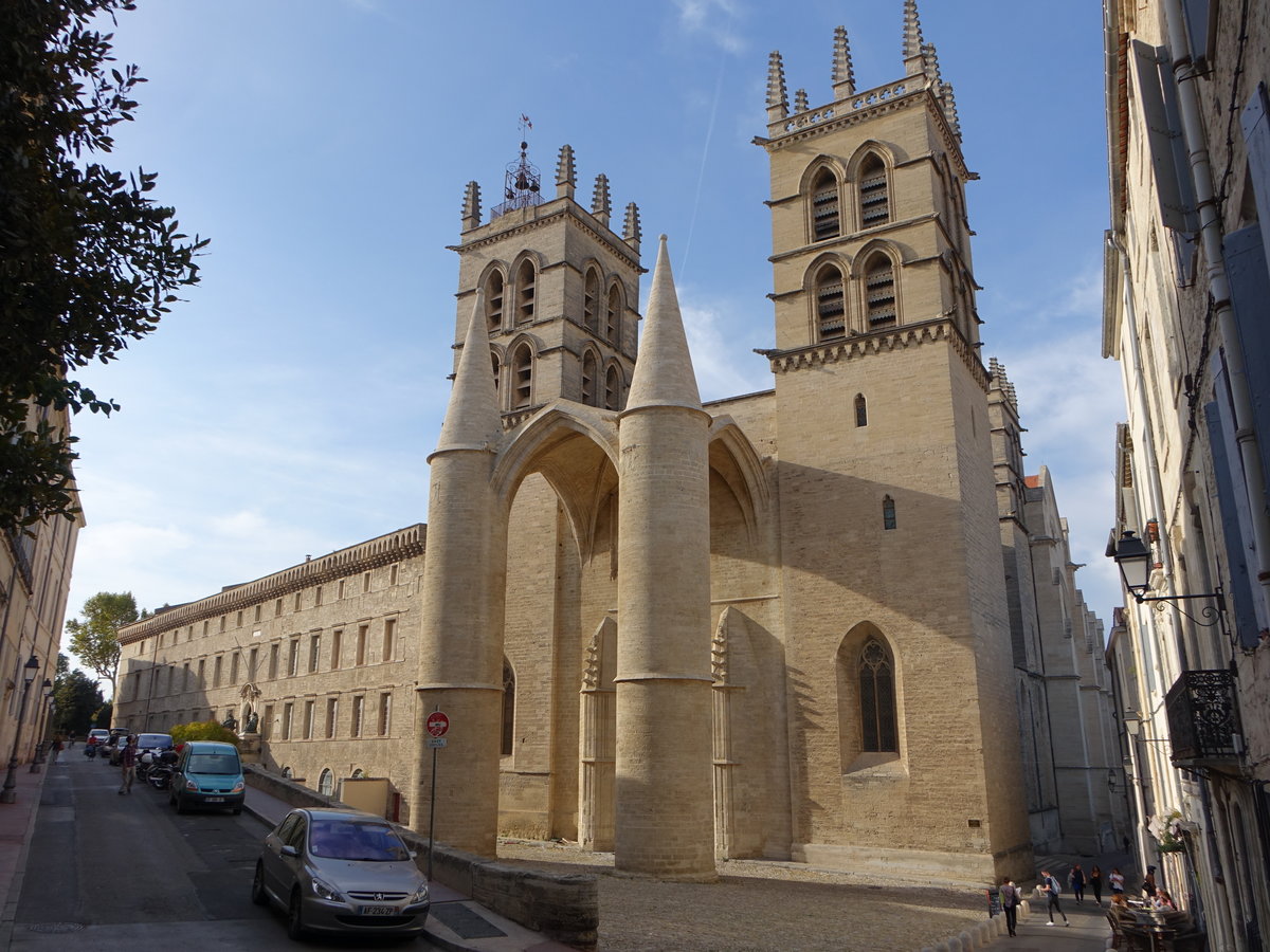Montpellier, Kathedrale Saint-Pierre, erbaut im 14. Jahrhundert (28.09.2017)