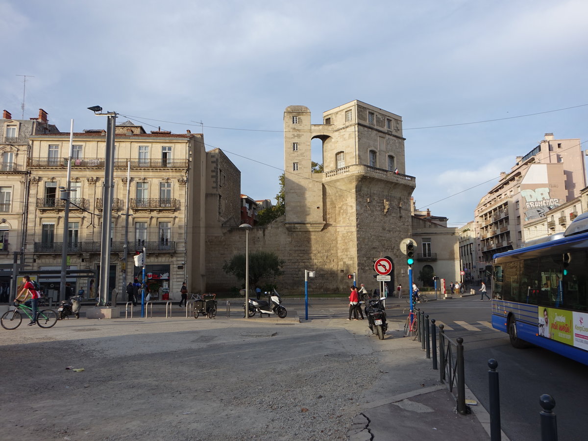 Montpellier, Tour de la Babote am Place Alexandre Laissac (28.09.2017)