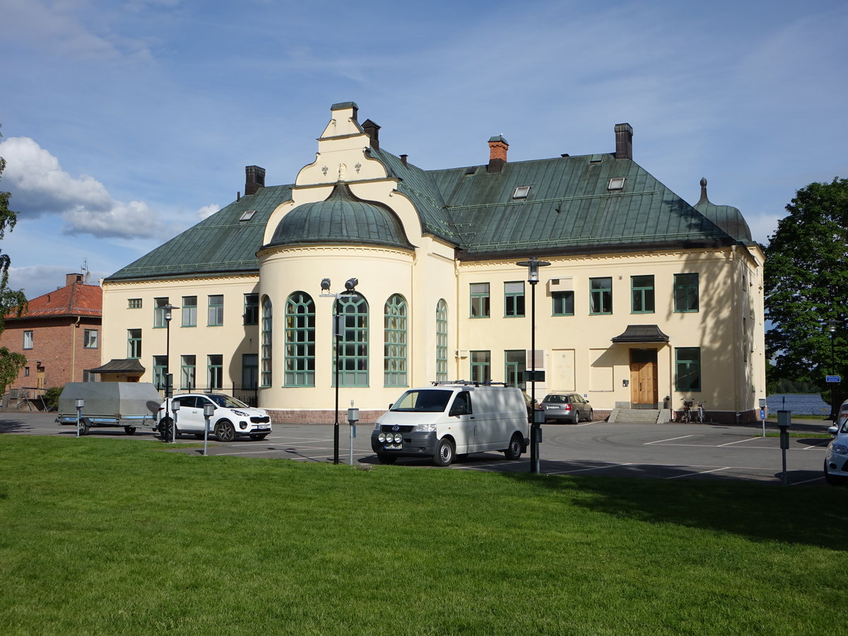Mora, Vasaloppets Hus in der Vasagatan, heute Rathaus (16.06.2017)