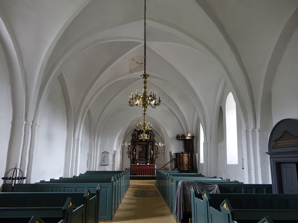 Morke, Altar von 1631 in der evangelischen Kirche (21.09.2020)