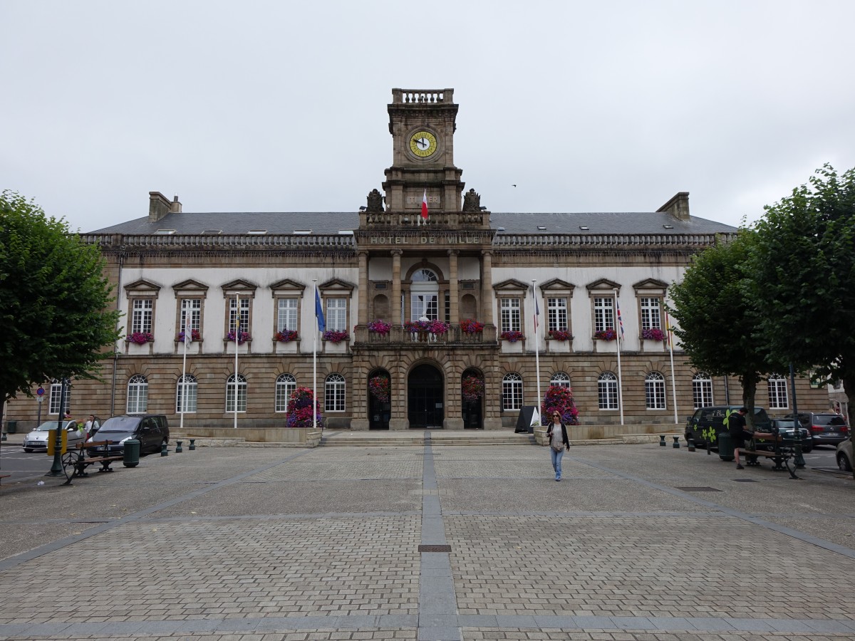 Morlaix, Rathaus am Place des Otages (14.07.2015)