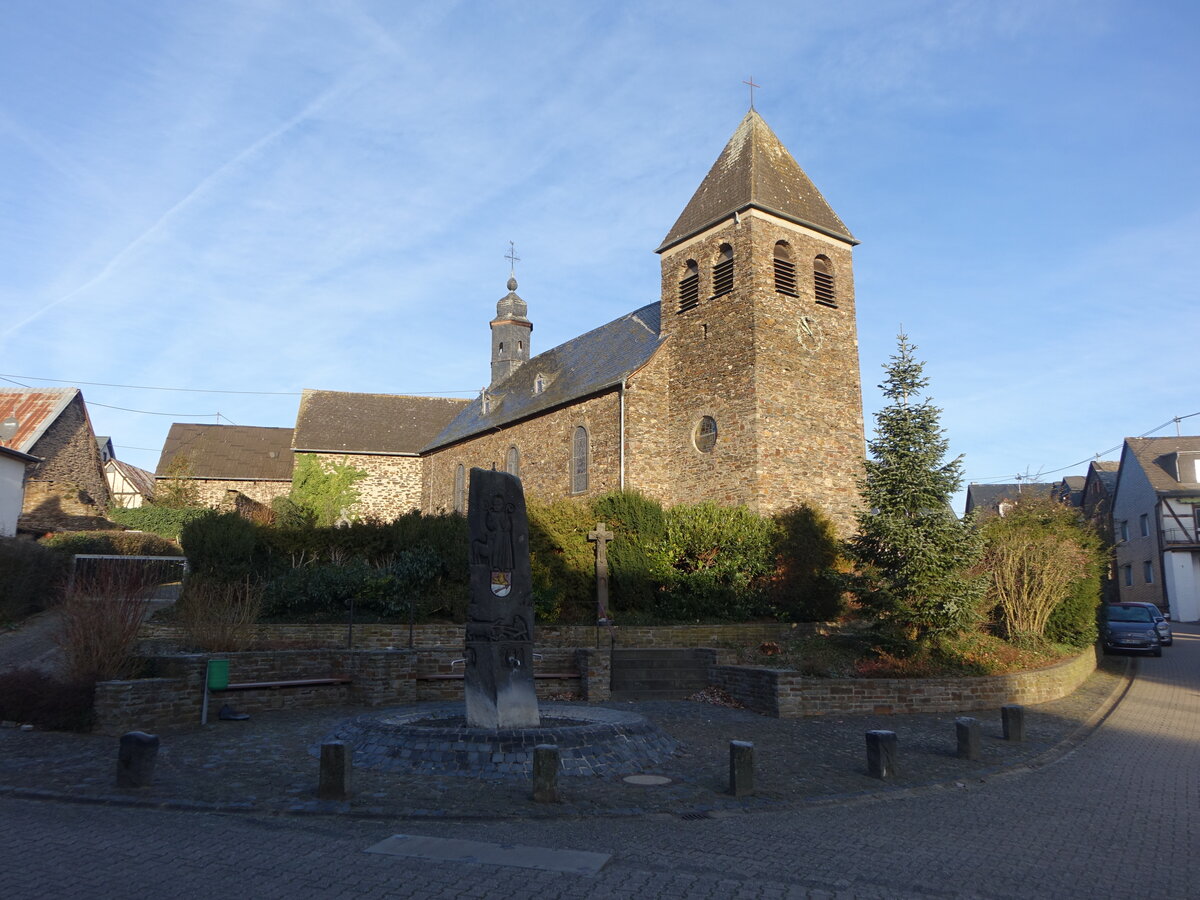 Mosels�rsch, Pfarrkirche St. �gidius, erbaut 1772 (27.12.2025)