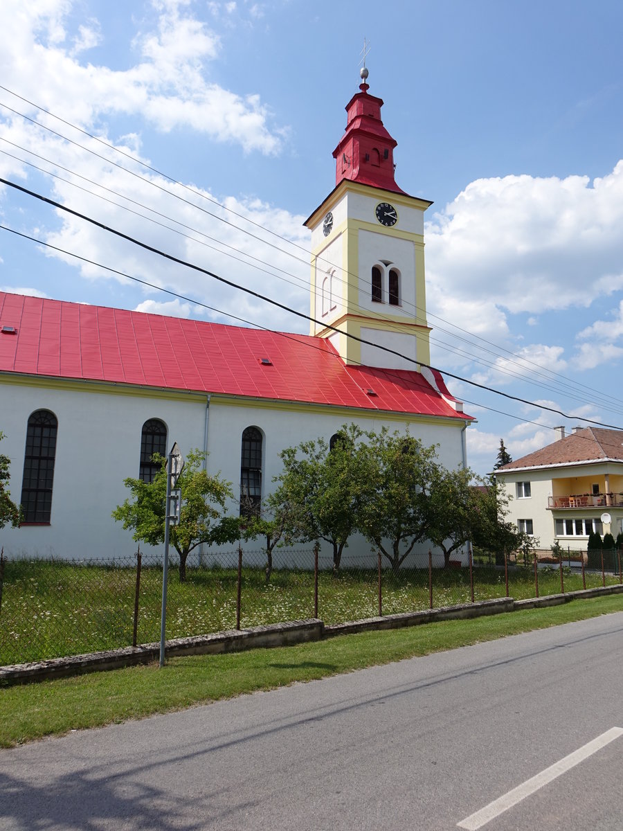 Mosovce / Moschotz, Ev. Dreifaltigkeitskirche, erbaut bis 1774 (07.08.2020)