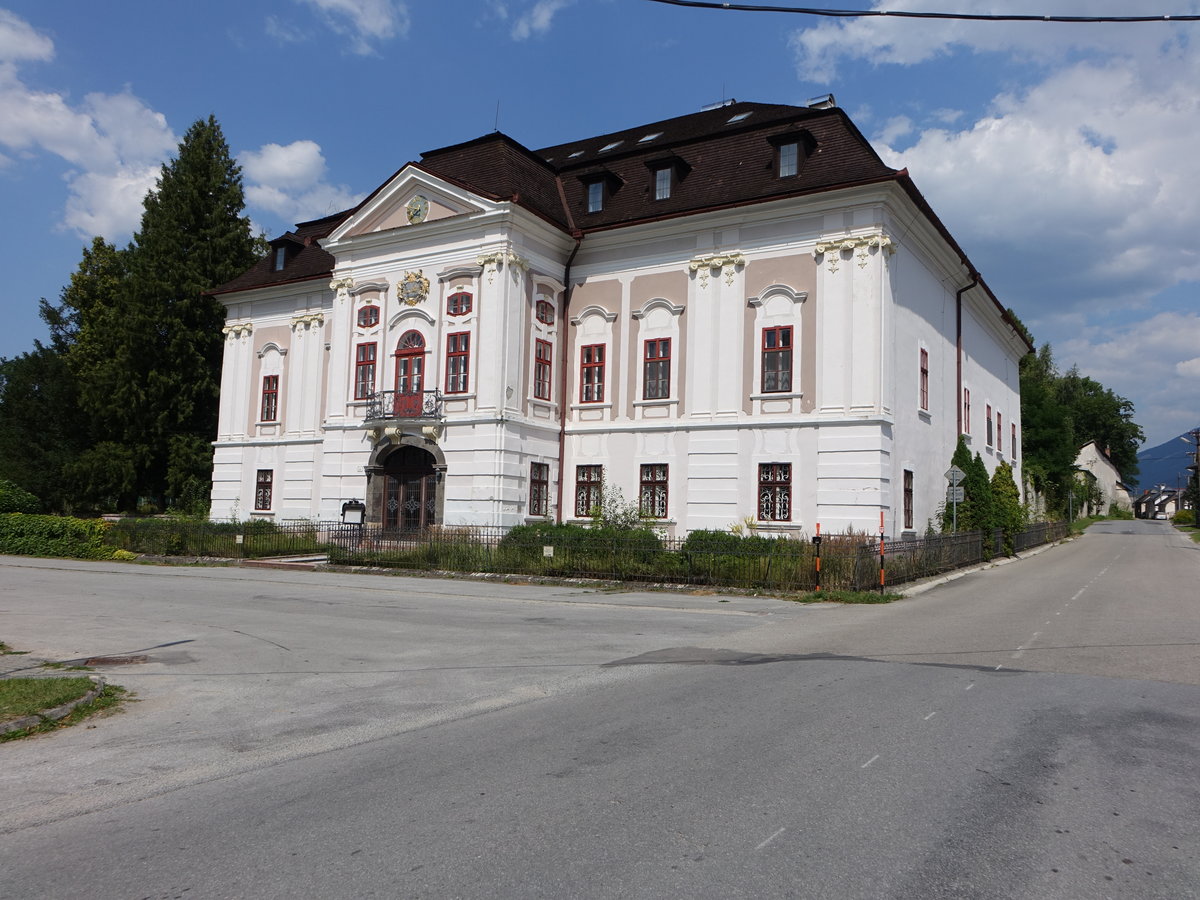 Mosovce / Moschotz, Rokoko-klassisches Herrenhaus, erbaut im 18. Jahrhundert (07.08.2020)