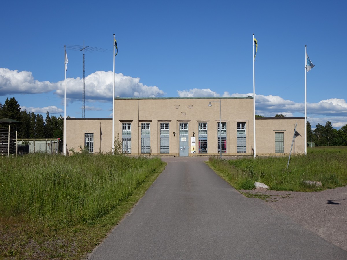 Motala, Rundradiomuseum, frühere Hauptstation des schwed. Rundfunknetzes, heute Museum über den schwed. Rundfunks und die Entwicklung der Radiotechnik (16.06.2015)