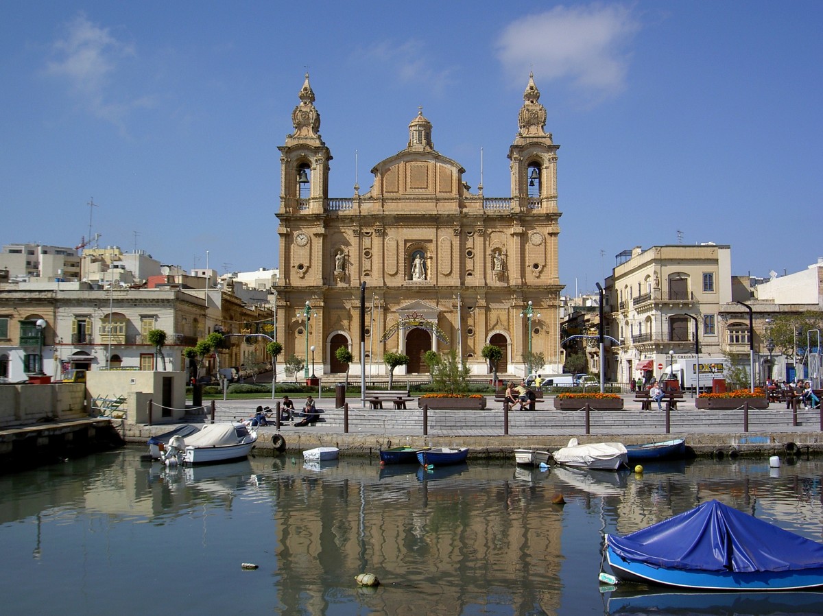 Msida, St. Josef Kirche, erbaut im 19. Jahrhundert (21.03.2014)