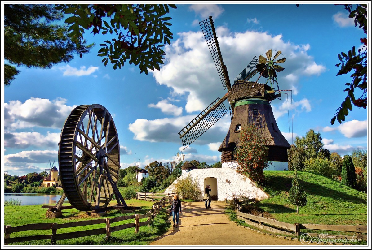 Mhlen-Park (Museum) in Gifhorn Niedersachsen, September 2013.