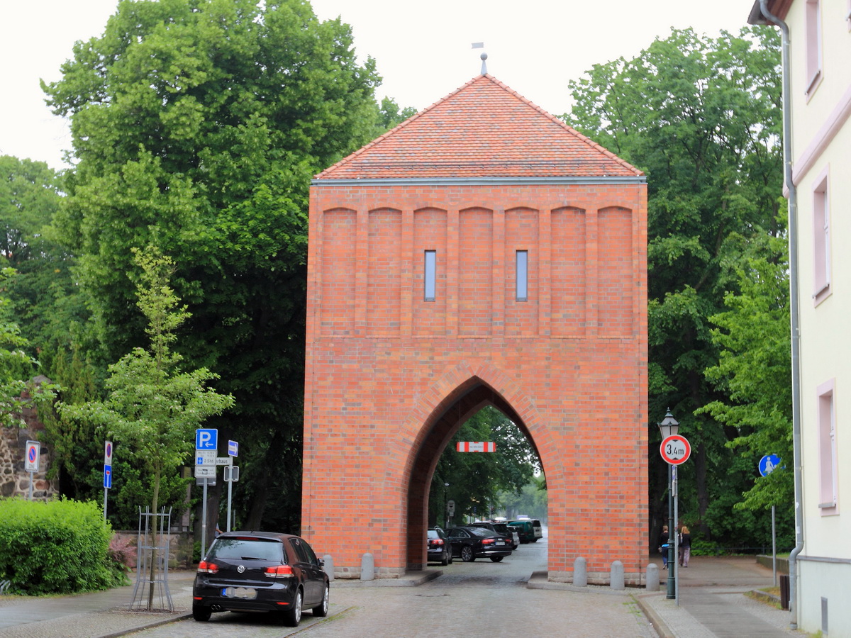 Mhlentor nahe dem Henkerhaus in Bernau bei Berlin am 01. Juni 2016.